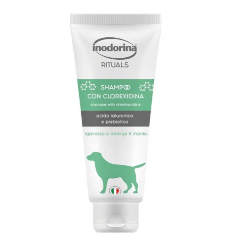 Shampoo con clorexidina – Igiene e morbidezza Shampoo con clorexidina – Igiene e morbidezza