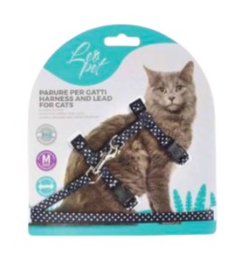 Parure a pois per gatti di taglia media | stile e comfort
