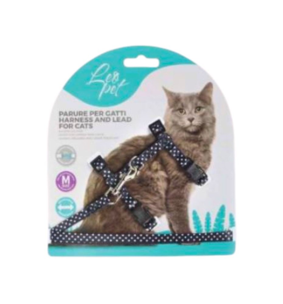 Parure a pois per gatti di taglia media | stile e comfort