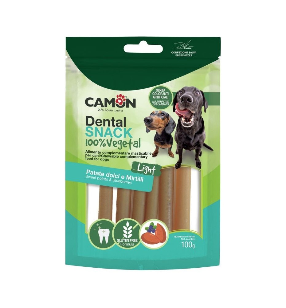 Cannoli patata dolce e mirtilli – Snack vegetale Camon