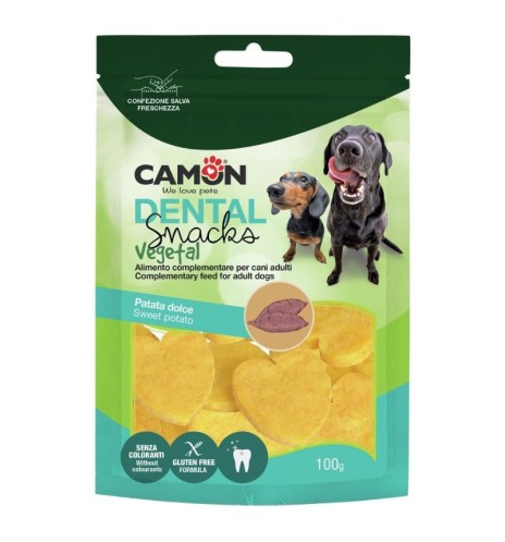 Cuoricini con patata dolce – Snack vegetale Camon Cuoricini con patata dolce – Snack vegetale Camon