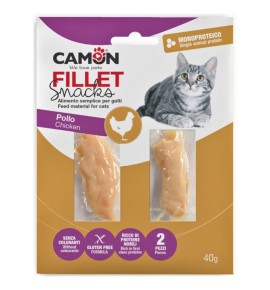 Filetti di pollo Camon – Snack naturale per gatti