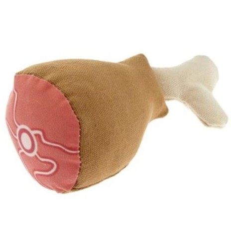 Coscia di pollo canvas – Gioco morbido per cani Coscia di pollo canvas – Gioco morbido per cani