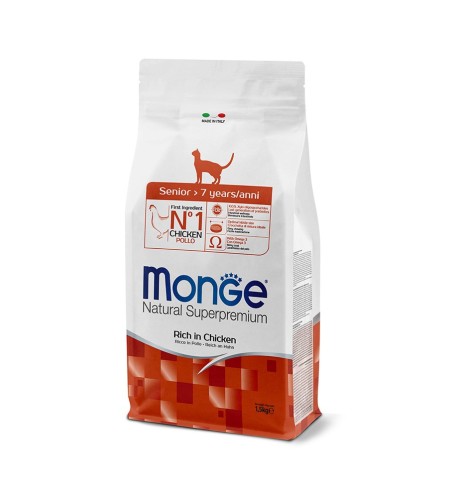 Monge Natural Superpremium Senior Ricco in Pollo