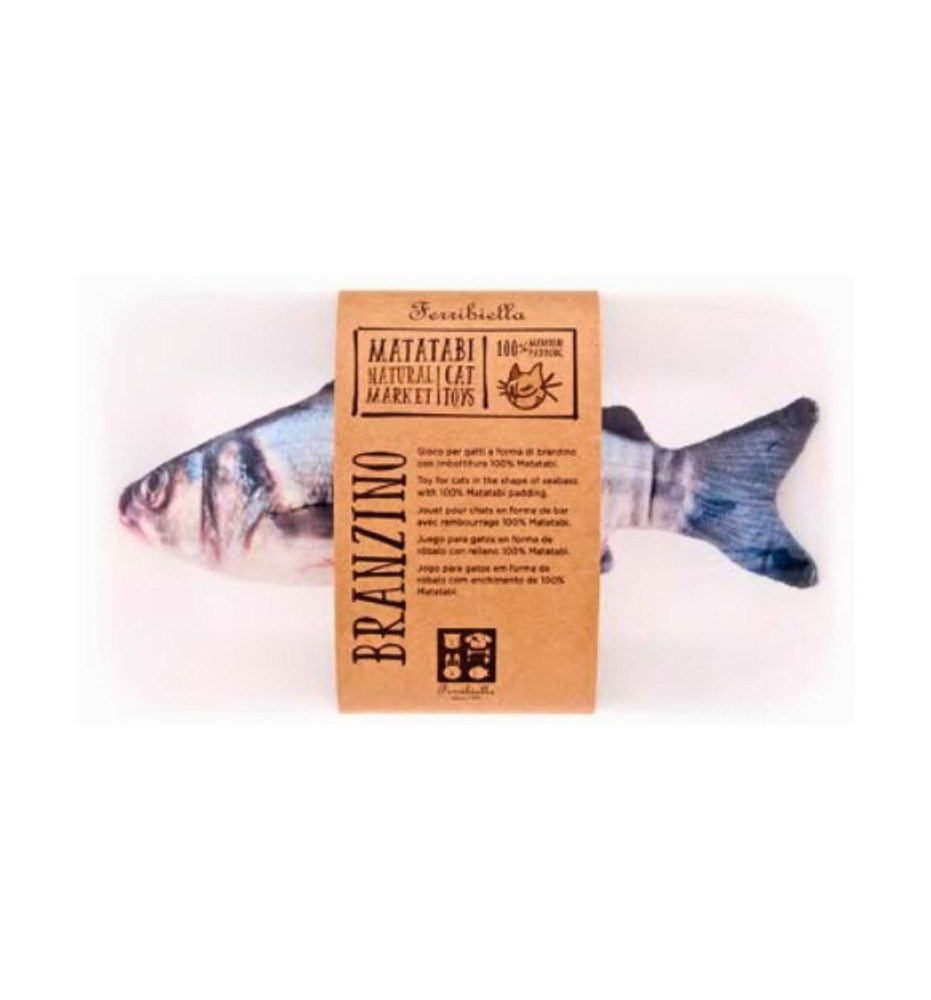 Branzino Matatabi Ferribiella – Peluche per gatti