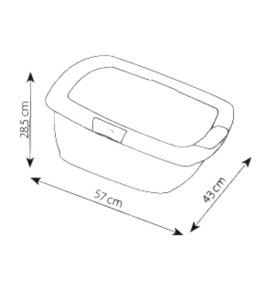 Lettiera Funny Junior – IMAC plastica riciclata