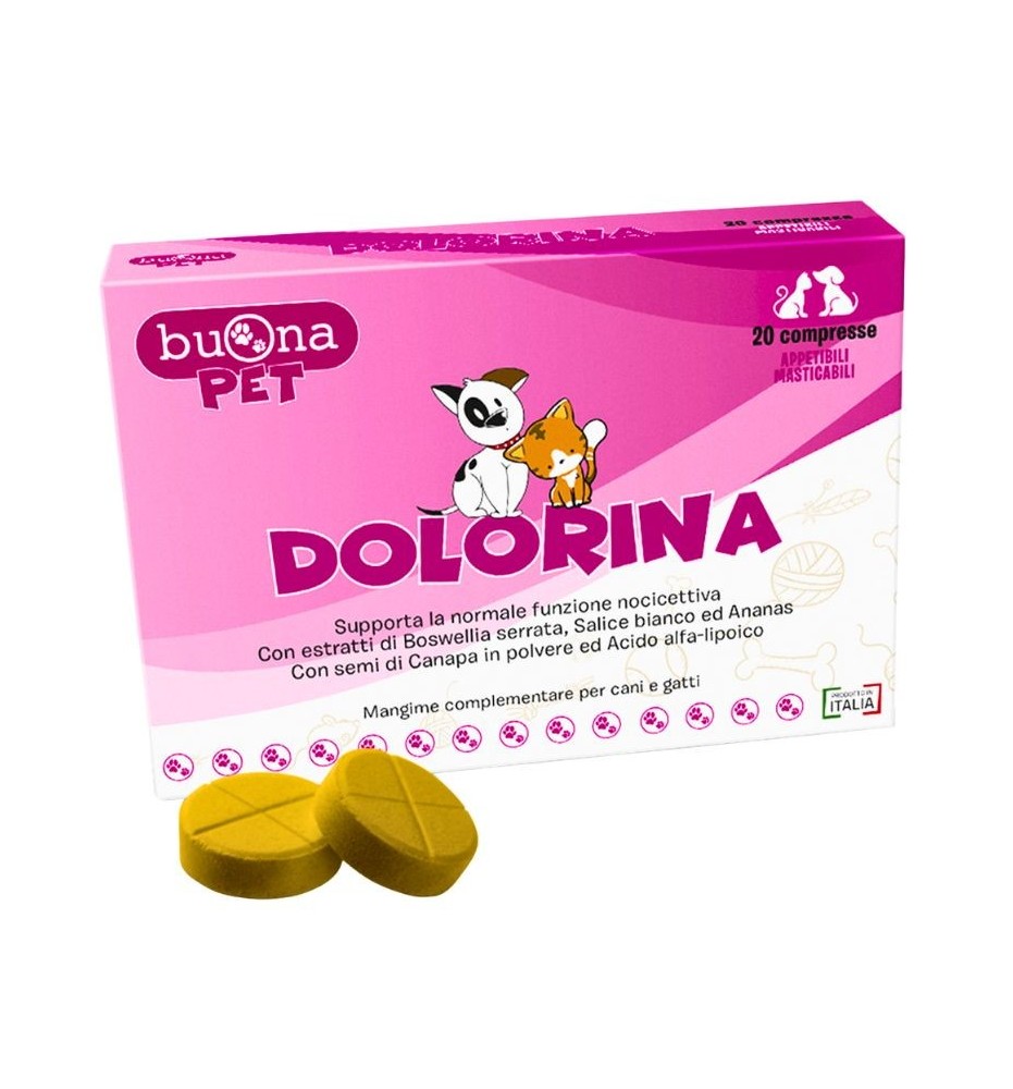 Dolorina Buona Pet – Antinfiammatorio naturale cani gatti
