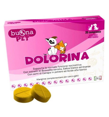Dolorina Buona Pet – Antinfiammatorio naturale cani gatti Dolorina Buona Pet – Antinfiammatorio naturale cani gatti