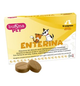 Enterina Buona Pet – Compresse per diarrea cane e gatto