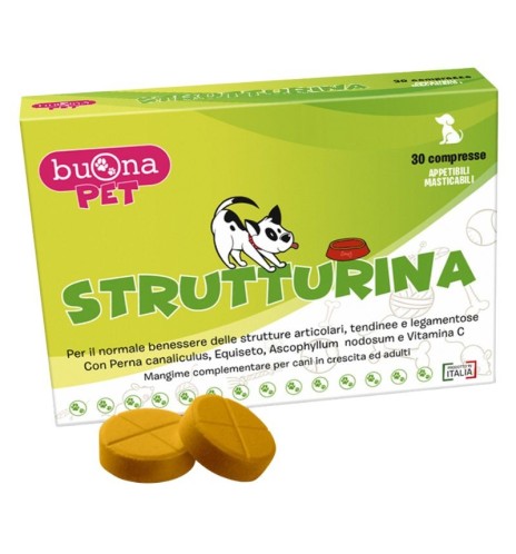 Strutturina Buona Pet – Integratore naturale articolare cane Strutturina Buona Pet – Integratore naturale articolare cane