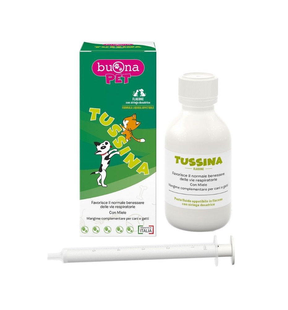 Tussina Buona Pet | Sciroppo naturale per cani e gatti