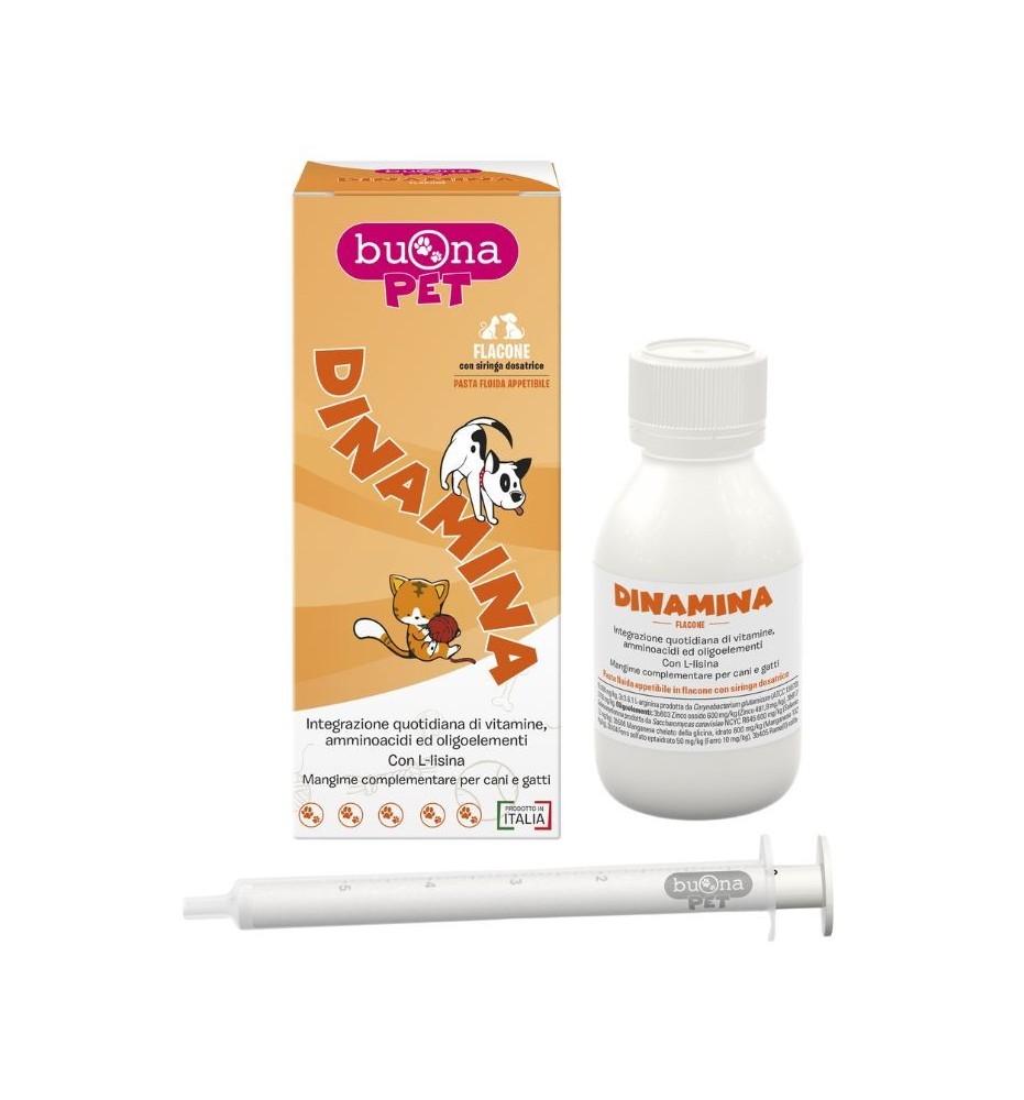 Dinamina Buona Pet – Integratore completo per cani e gatti
