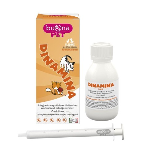 Dinamina Buona Pet – Integratore completo per cani e gatti Dinamina Buona Pet – Integratore completo per cani e gatti