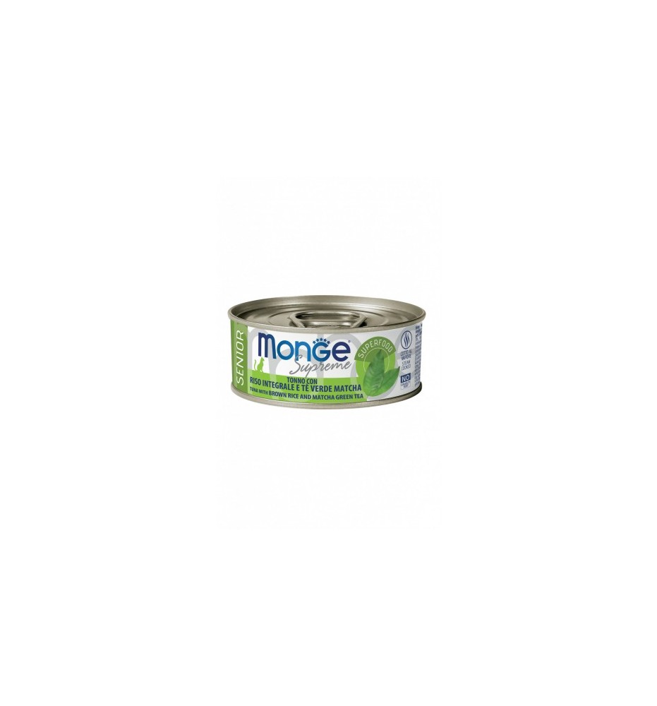 Monge Supreme Tonno con Riso Integrale e Tè Verde Matcha – Senior