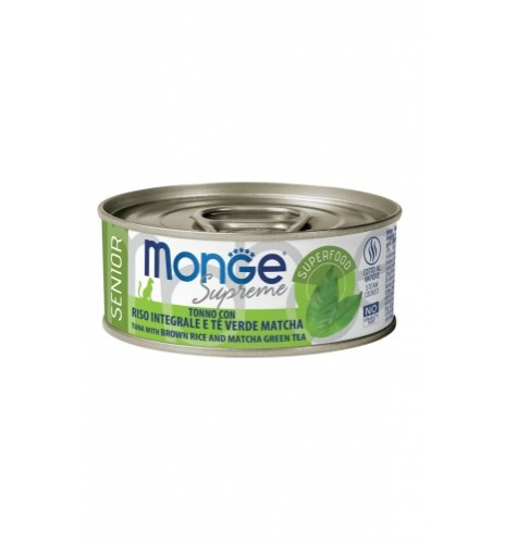 Monge Supreme Tonno con Riso Integrale e Tè Verde Matcha – Senior