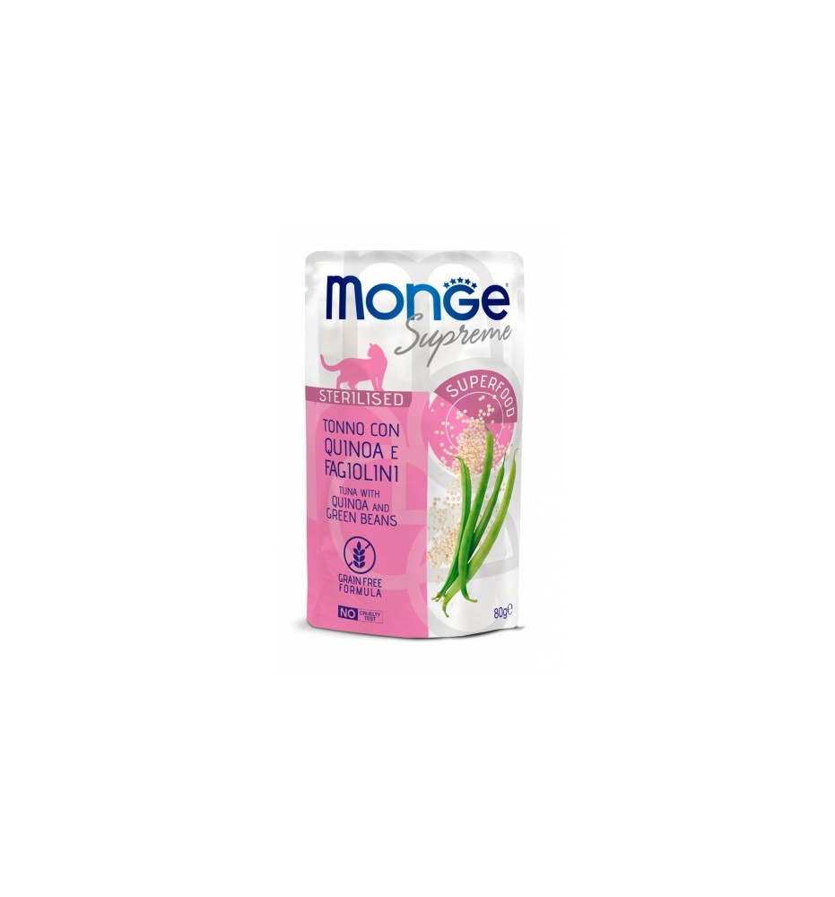Monge Supreme Tonno con Quinoa e Fagiolini – Sterilised