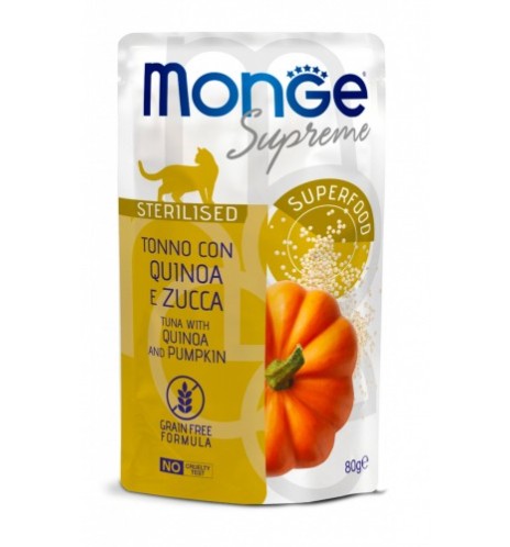 Monge Supreme Tonno con Quinoa e Zucca – Sterilised