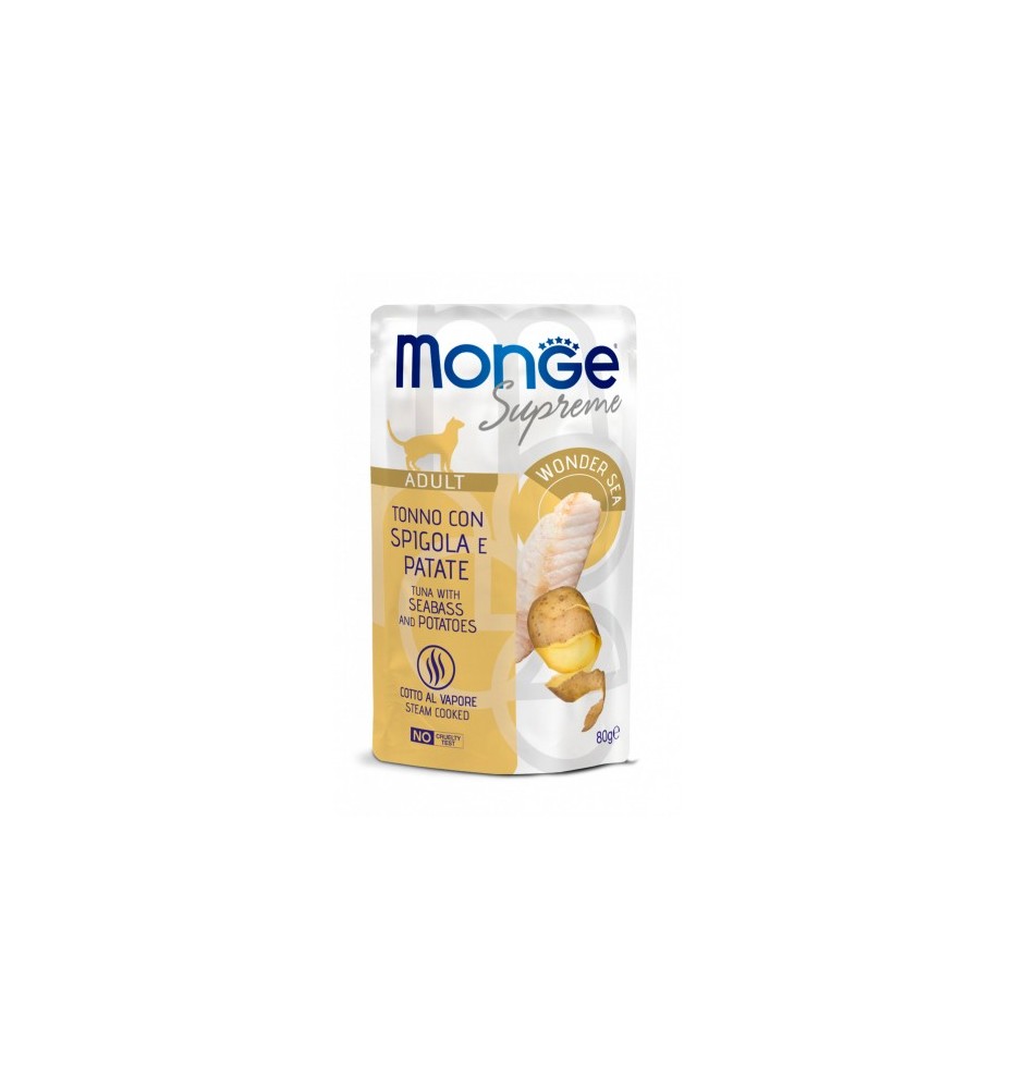 Monge Supreme Tonno con Spigola e Patate – Adult