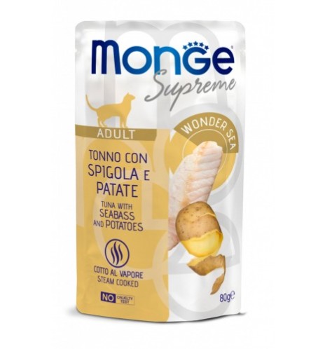 Monge Supreme Tonno con Spigola e Patate – Adult