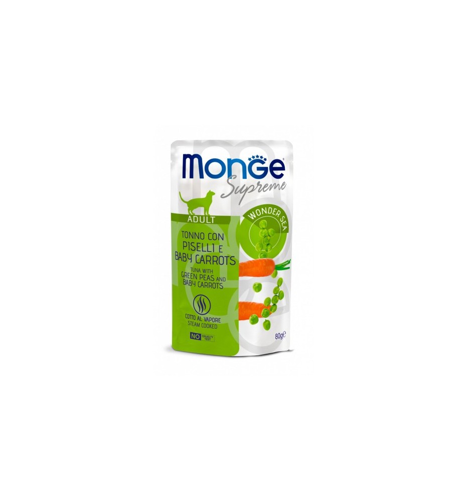 Monge Supreme Tonno con Piselli e Baby Carrots – Adult