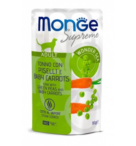 Monge Supreme Tonno con Piselli e Baby Carrots – Adult