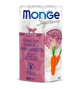 Monge Supreme Tonno con Quinoa e Baby Carrots – Kitten