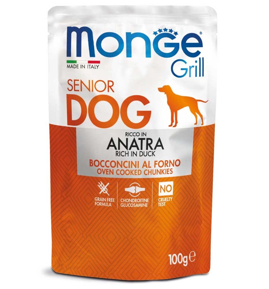 Monge Grill Bocconcini – Ricco in Anatra – Senior