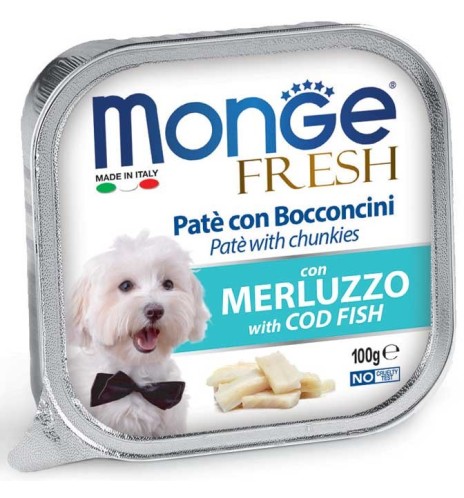Monge Fresh Paté e Bocconcini con Merluzzo