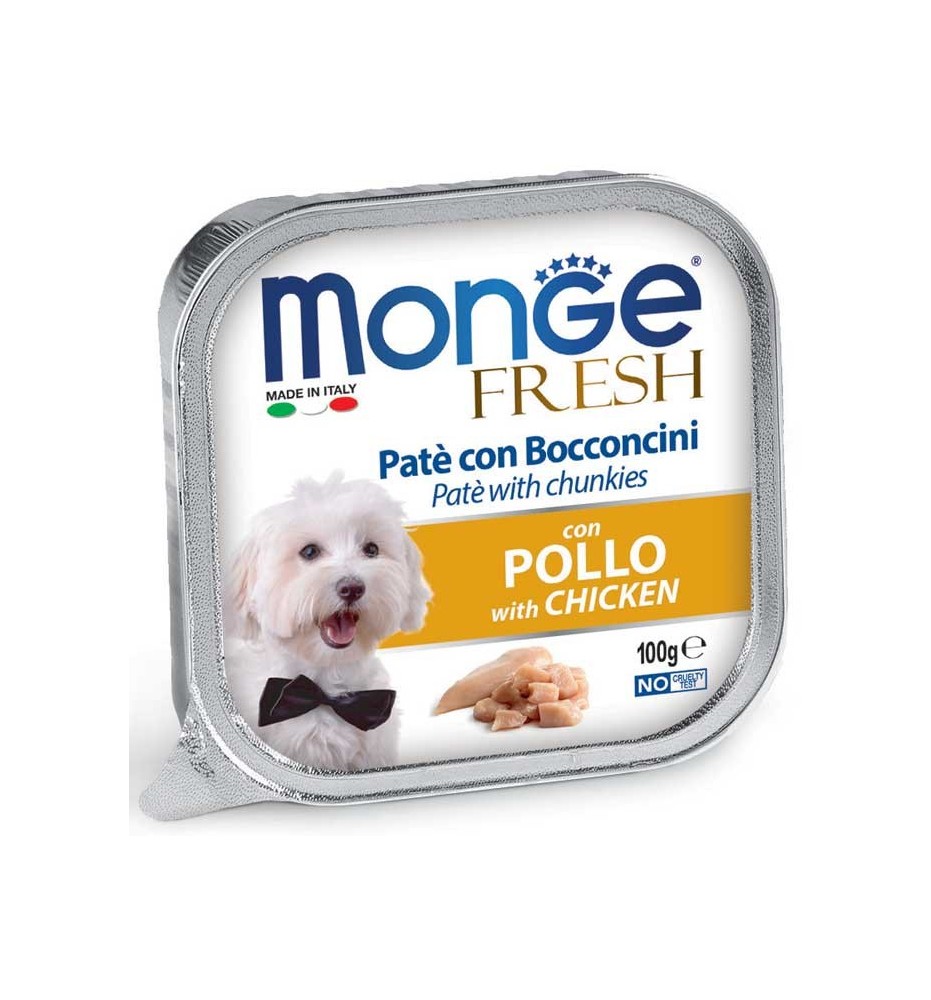 Monge Fresh Paté e Bocconcini con Pollo