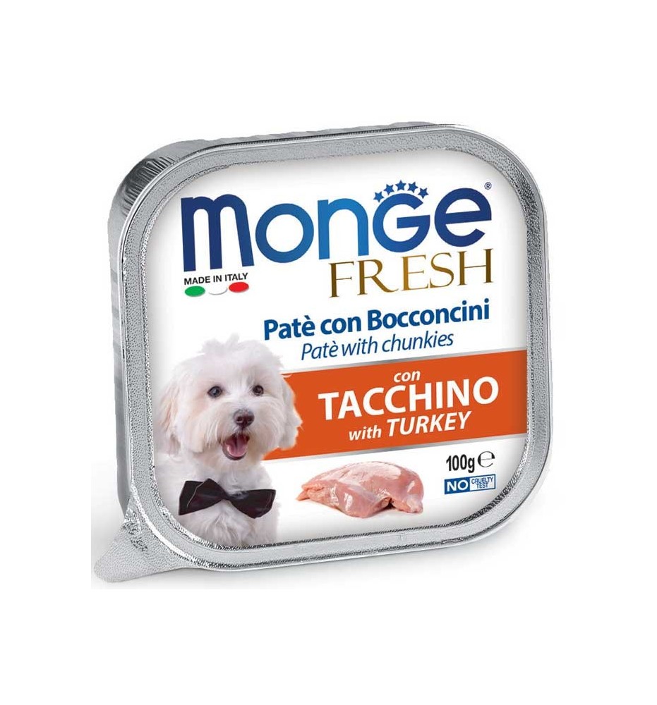 Monge Fresh Paté e Bocconcini con Tacchino