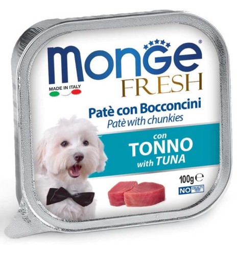 Monge Fresh Paté e Bocconcini con Tonno Monge Fresh Paté e Bocconcini con Tonno