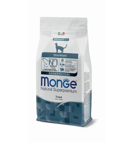 Monge Natural Superpremium Sterilised Monoprotein – Trota