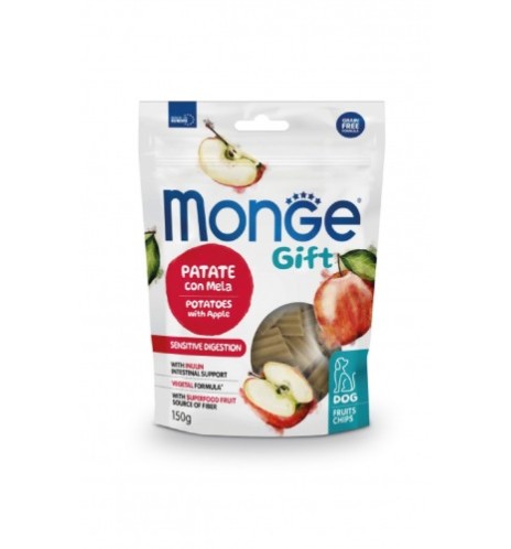 Monge Gift Sensitive Digestion Patate con Mela Fruits Chips