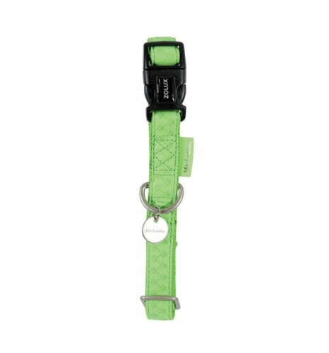 Collare per cani regolabile Zolux Mac Leather verde