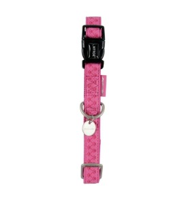 Collare per cani regolabile Zolux Mac Leather Fucsia
