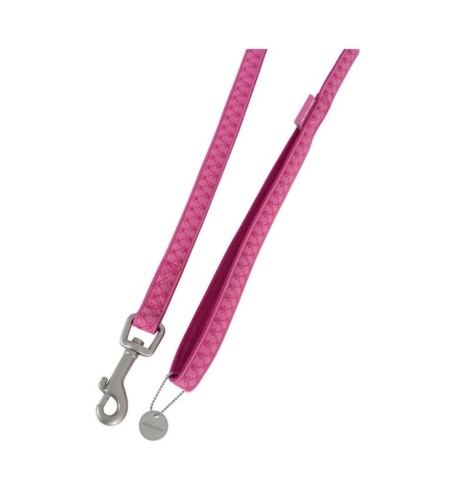Guinzaglio per cani Zolux Mac leather fucsia