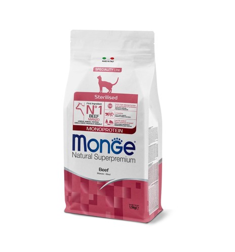 Monge Natural Superpremium Sterilised Monoprotein – Manzo