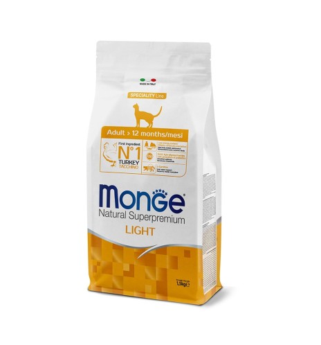 Monge Natural Superpremium Adult – Light Tacchino