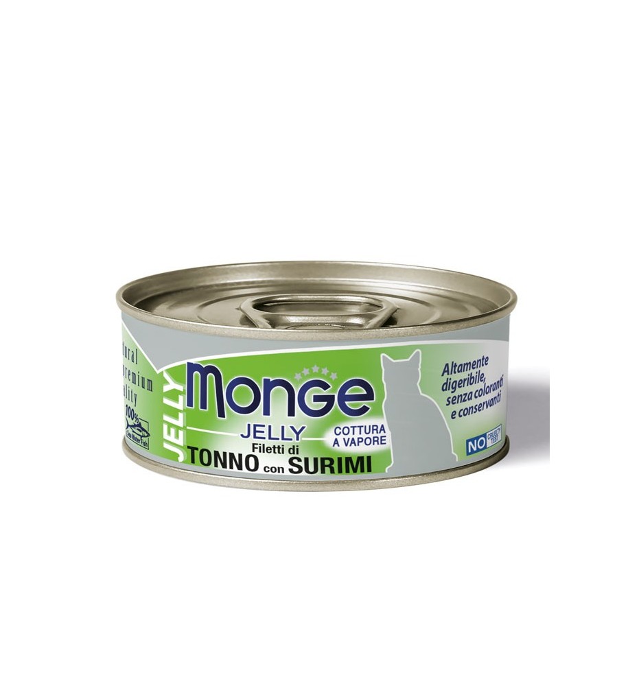 Monge Jelly Filetti di Tonno con Surimi – Adult