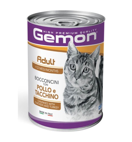 Gemon Adult Bocconcini con Pollo e Tacchino