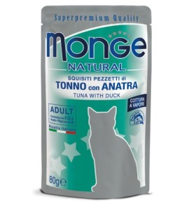 Monge Natural Pezzetti di Tonno con Anatra – Adult