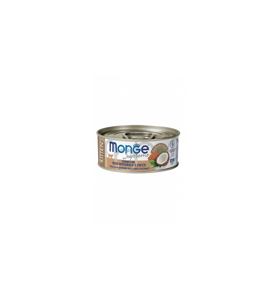 Monge Supreme Tonno con Riso Integrale e Cocco – Kitten