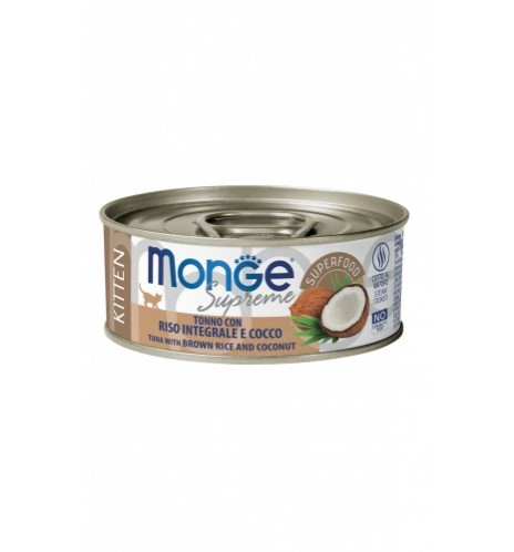 Monge Supreme Tonno con Riso Integrale e Cocco – Kitten