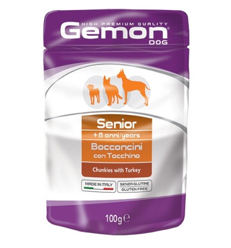 Gemon Senior Bocconcini con Tacchino