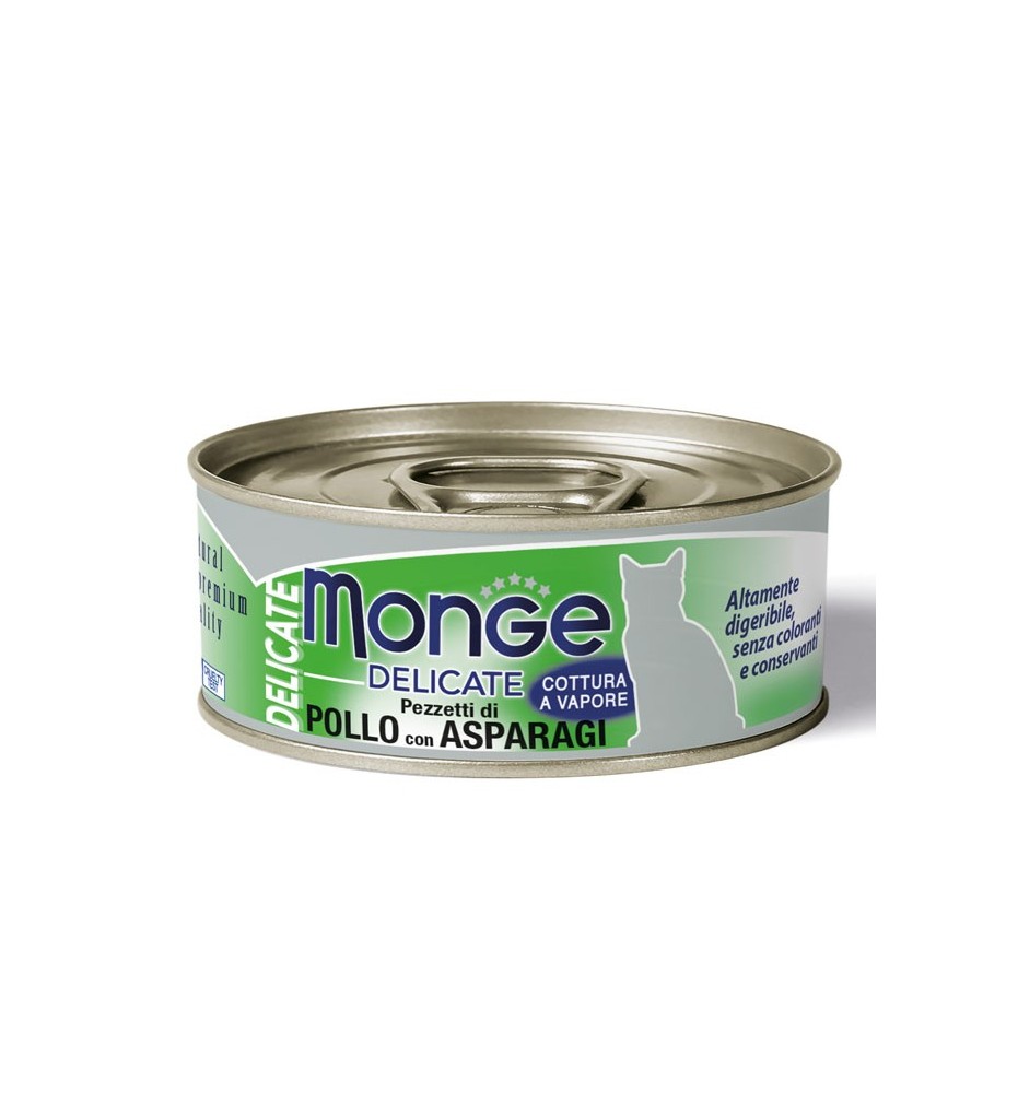 Monge Delicate Pezzetti di Pollo con Asparagi – Adult
