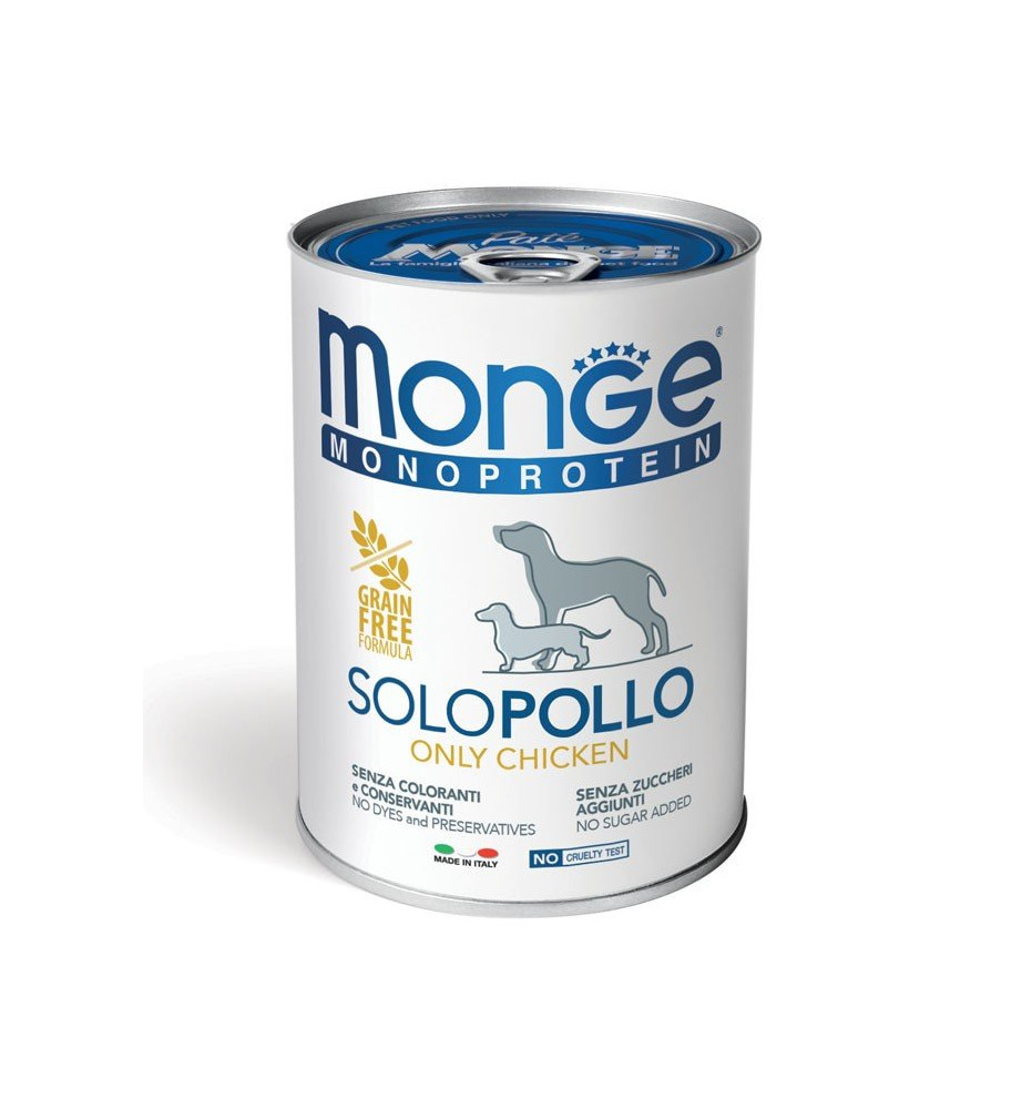 Monge Monoprotein Paté Solo Pollo