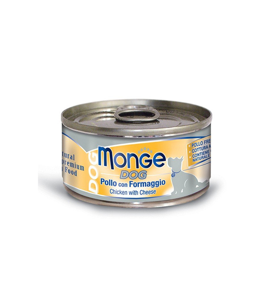 Monge Dog Adult Pezzetti di Pollo con Formaggio