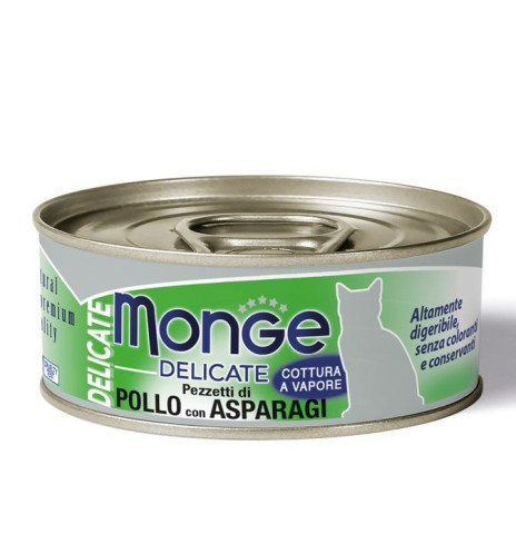 Monge Delicate Pezzetti di Pollo con Asparagi – Adult