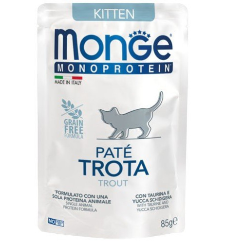 Monge Monoprotein Paté Trota – Kitten Monge Monoprotein Paté Trota – Kitten