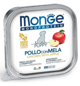 Monge Monoprotein Paté Pollo con Mela – Puppy